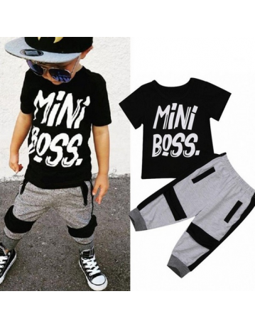 Casual Toddler Boy T-shirt Pants Set