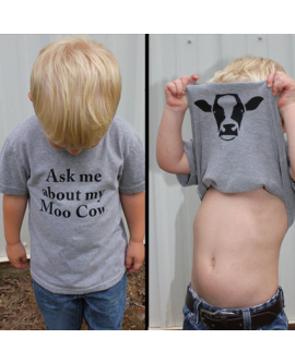 Cute Funny Kids Short Sleeves Tops T-shirt